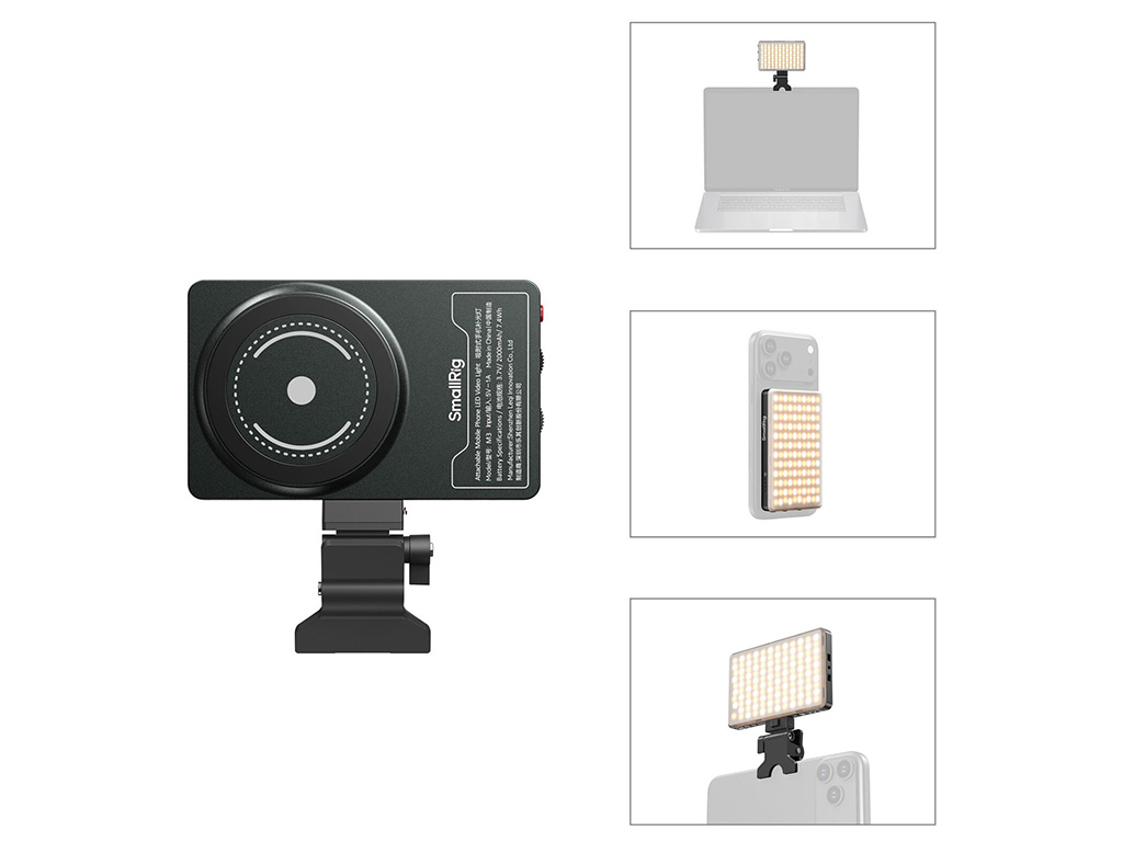 SmallRig 5505 M3 Telefon Uyumlu Magsafe Video Led Işığı Bicolor