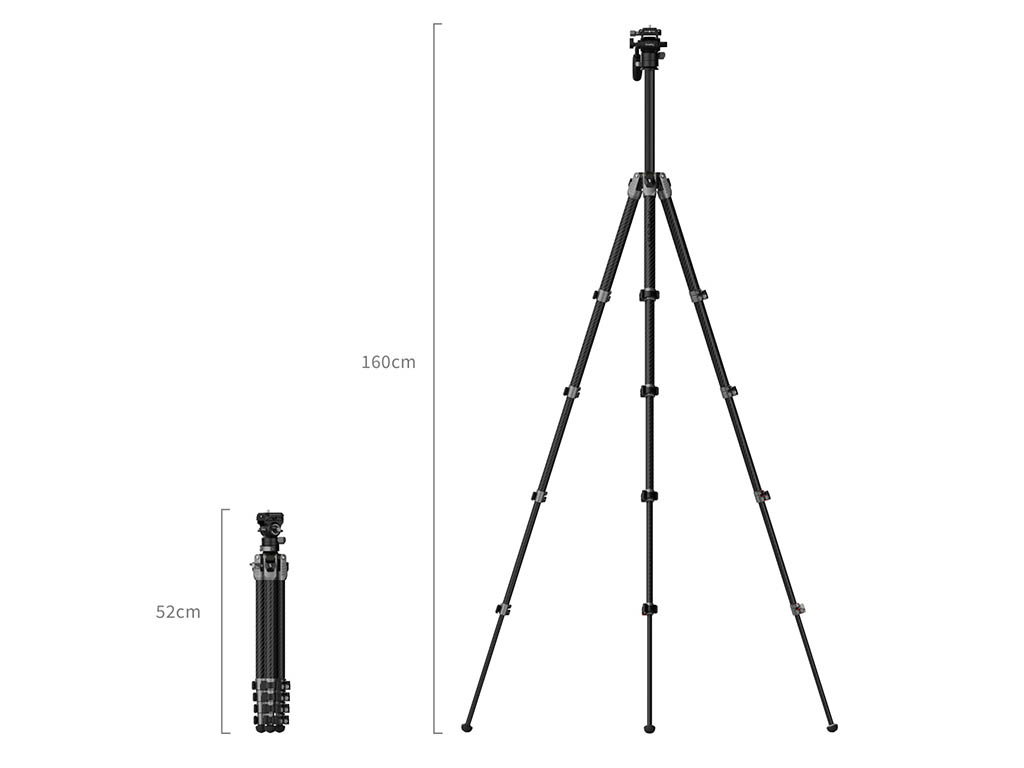 SmallRig 5477 Karbon Video Tripod