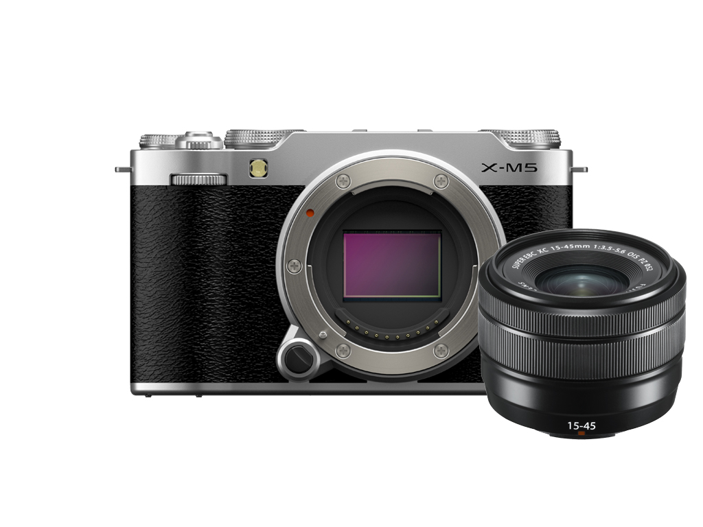Fujifilm X-M5 Gümüş + XC15-45mm Kit